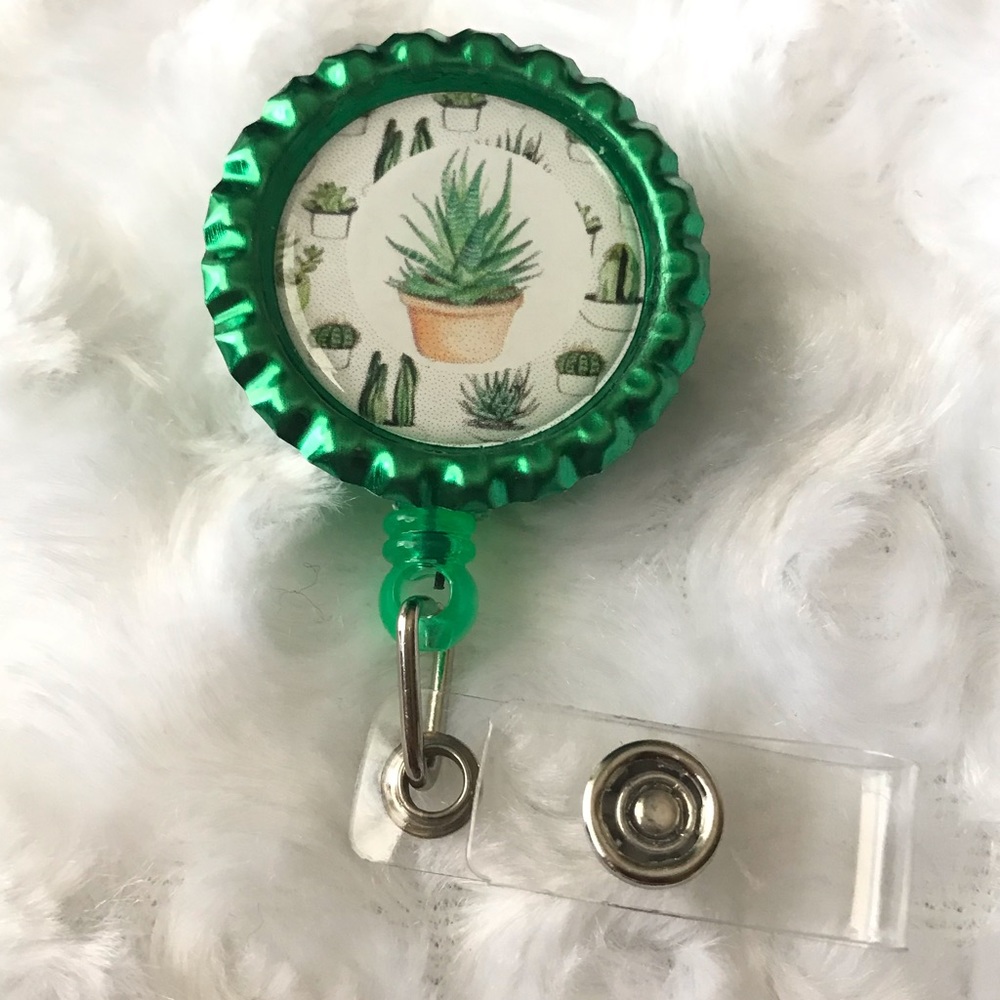 Succulent ID Badge Reel 🦎